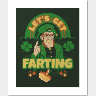 This Guy Loves To Fart -St. Patricks Day - Fart Guy Joke Posters and Art